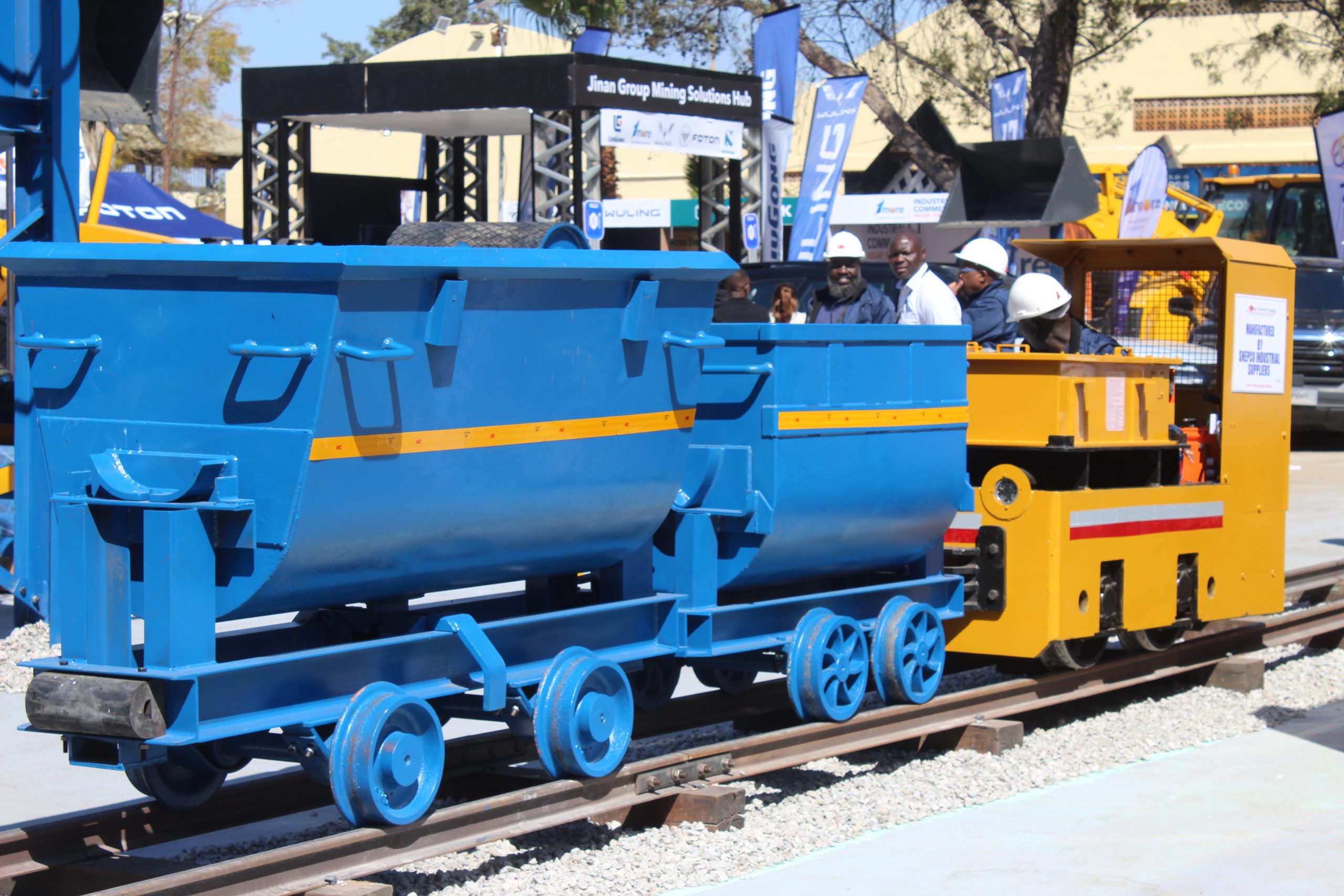 Rolling stock and underground mining equipment